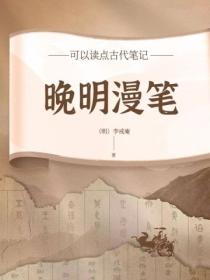 晚明漫笔