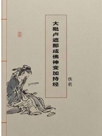大毗盧遮那成佛神變加持經