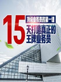 頂級業務員的第一課——15天打造真正的王牌業務員